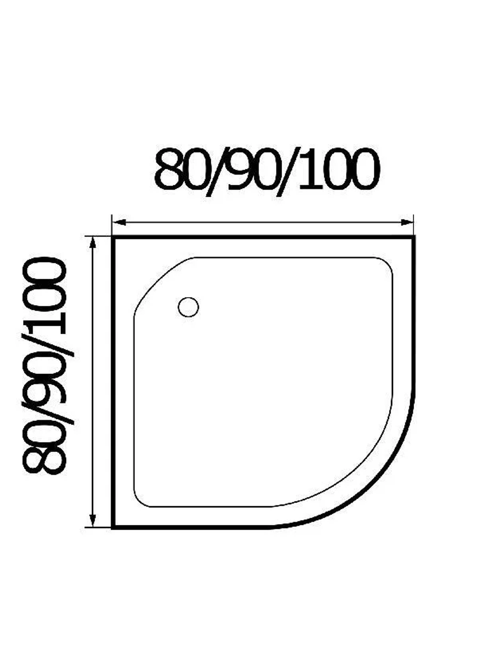 Душевая кабина RIVER NARA LIGHT XL 100/24 MT 100x100x220 10000006219 Универсальная Четверть круга