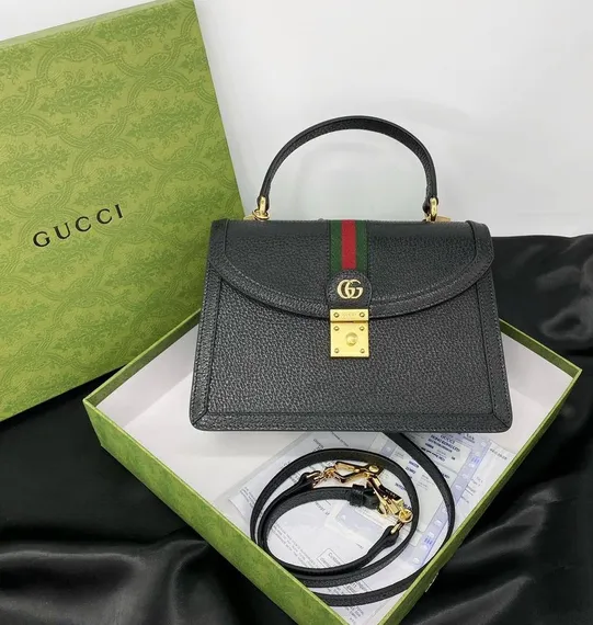 Маленькая сумка-тоут Gucci Ophidia