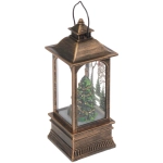 Сувенир с подсветкой «Фонарь с ёлочкой» 5,3*5,3*12,5 см (3хAG13)