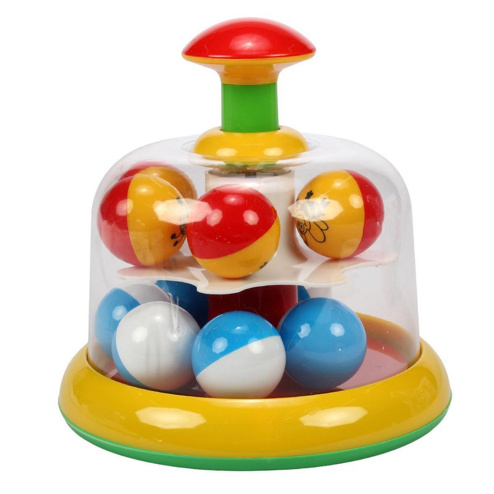 Юла-карусель с шариками пакет 17х17х17,5см. (Стеллар)