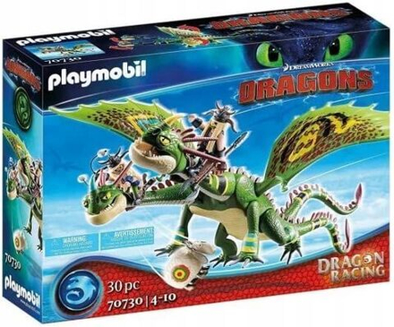 Конструктор Playmobil Dragons Racing -Гонки на драконах Шпадка и Мечик - Плеймобиль Драконы 70730