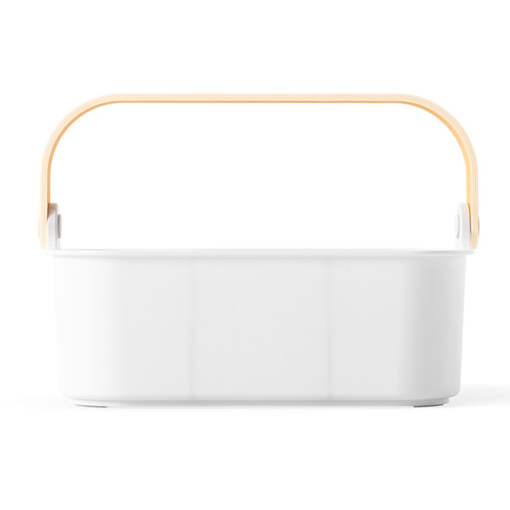 Органайзер Bellwood, 29х17 см, белый/натуральное дерево