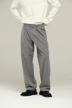 Брюки широкие | grey