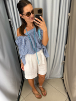 Шорты льняные