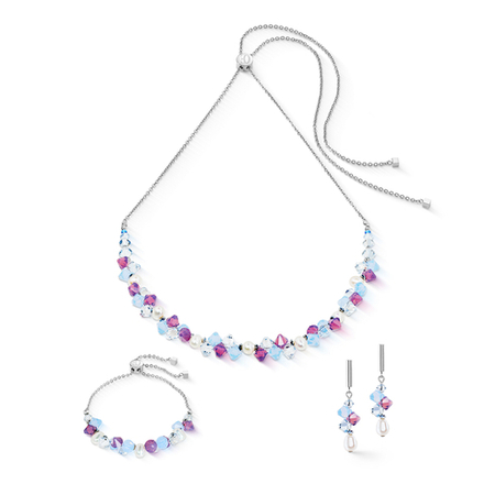 Серьги Coeur de Lion Lilac-Blue 1124/21-0839