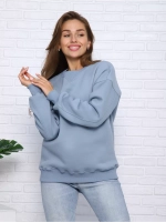 Свитшот утепленный оверсайз базовый