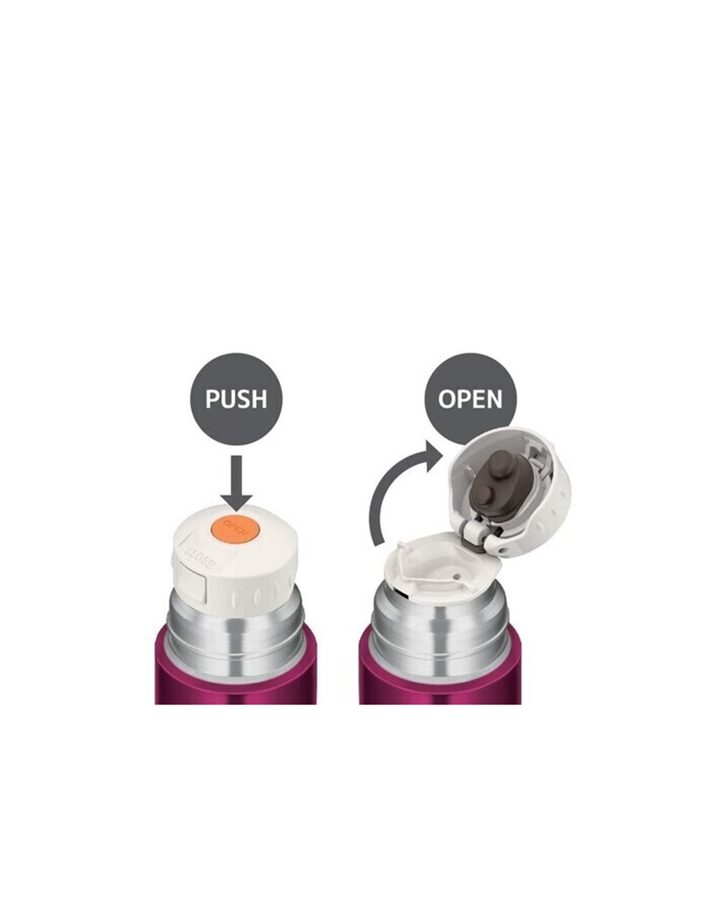 Термос кружка Thermos FFM-351 BGD (0,35 литра), бордовый