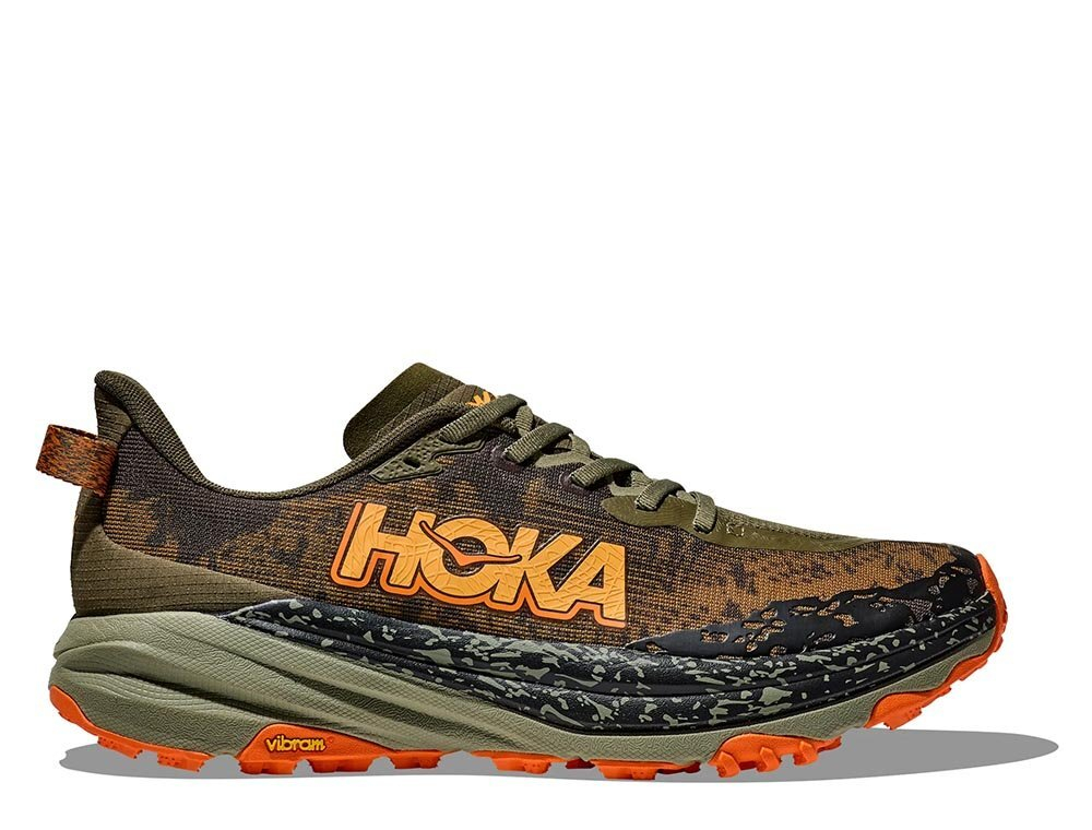 Кроссовки для бега мужские Hoka Speedgoat 6 Коричнево-оранжевые