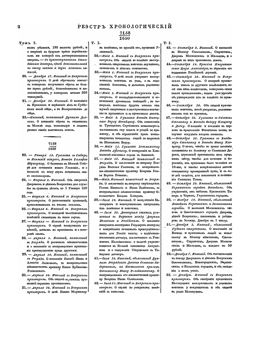 Полное собрание законов Российской Империи. Собрание первое. Том XLI. Часть 1: Указатель хронологический | Нет автора