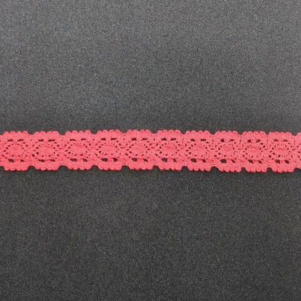 "Gamma" кружевная лента, 18 мм, цв.026 красный