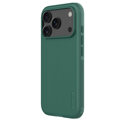 Чехол зеленого цвета (Dark Green) от Nillkin для смартфона iPhone 17 Pro Max, серия Super Frosted Shield Pro