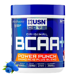 USN BCAA + Power Punch 400 г , БСАА Аминокислоты