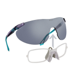 Спортивные очки с диоптриями HILX Domain Shiny Crystal Purple / Black Mirror Lens