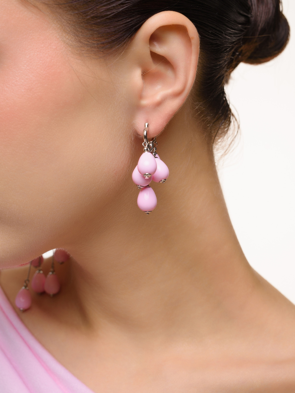 Серьги "Cloud" Pink