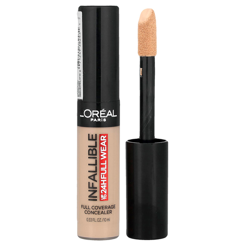 L'Oréal, Infallible, консилер для полного покрытия, овсянка 345, 10 мл (0,33 жидк. Унции)