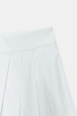 ZARA ОБЪЕМНЫЕ БРЮКИ СО СКЛАДКАМИ, СЕРО-СИНИЙ