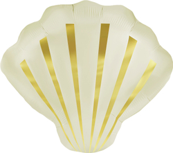 Фигурный шар из фольги с гелием в виде морской ракушки