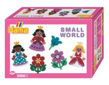 Hama Набор термомозаики Midi 2000 шт + Маленький мир: принцесса, цветок (3505)