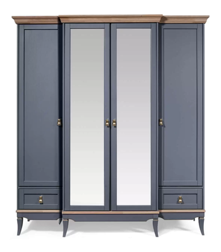 ТЕЛЬМА Шкаф для одежды 4-х дв. ГМ 6554-10, /дуб