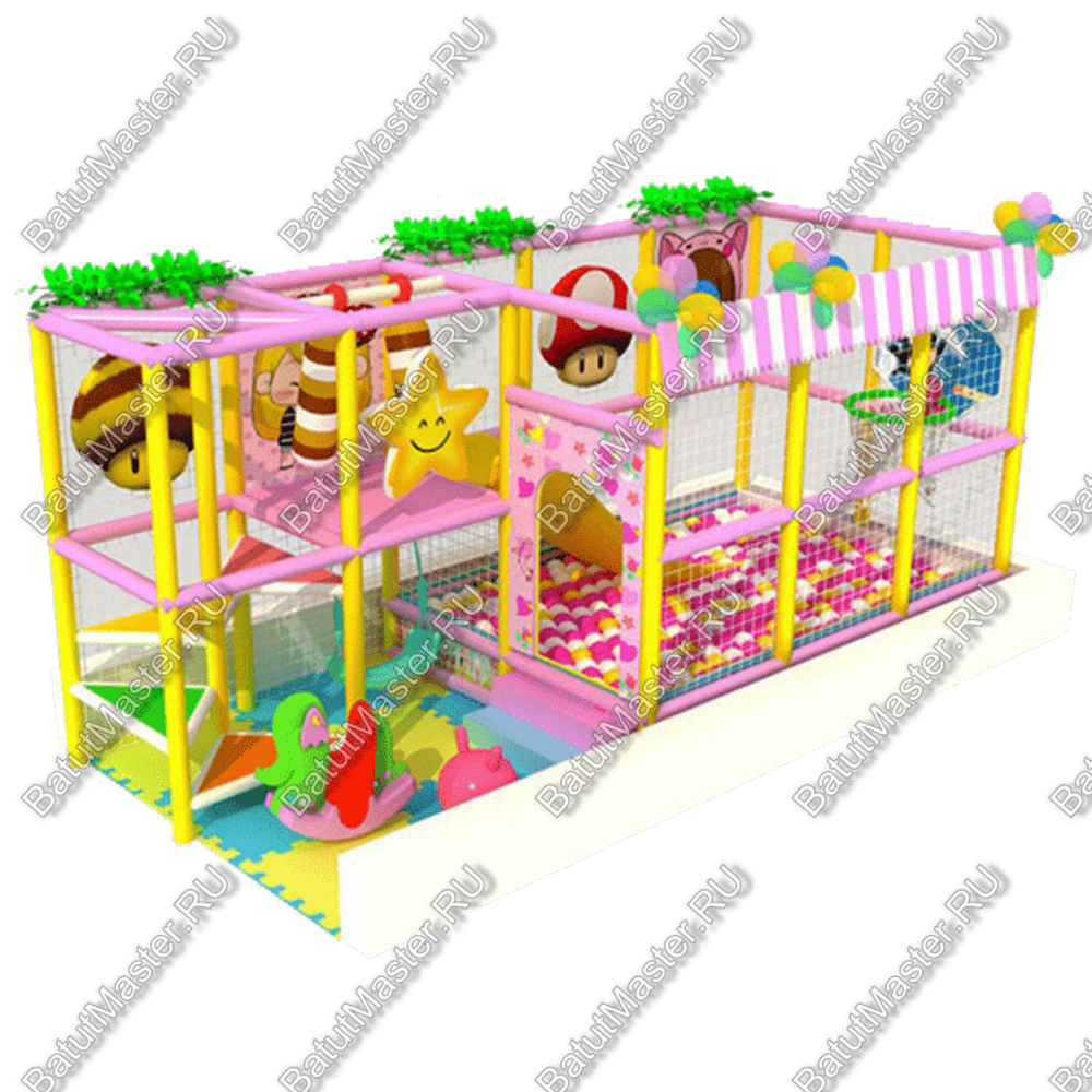 Детский игровой лабиринт «Пчелиный баскетбол»