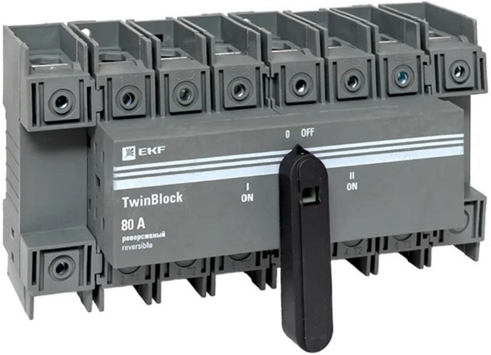Рубильник  EKF tb-s-80-4p-rev