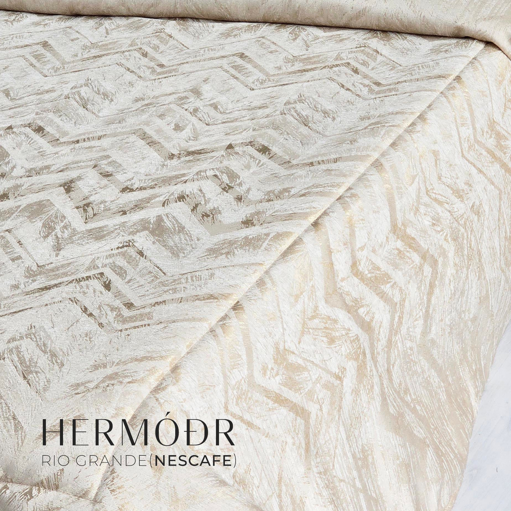 Комплект постельного белья двуспальный Rio Grand Latte Hermodr 7 предметов 130220291 Иран