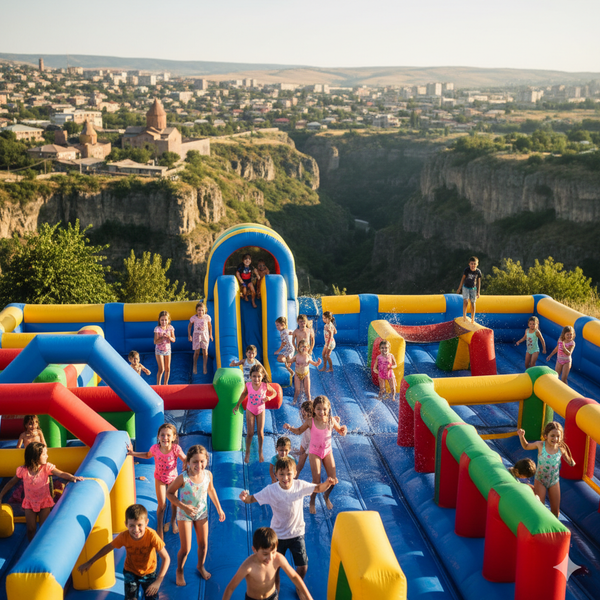 Надувной батут купить в Кировакане (Алаверди) недорого Надувной батут купить в Кировакане (Алаверди) недорого