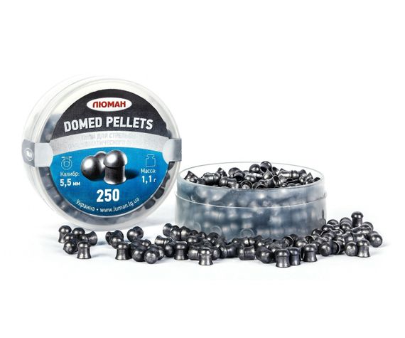 Пули «Люман» Domed pellets 5,5 мм, 1,1 г (250 штук)
