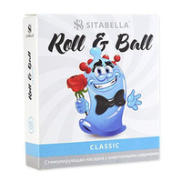 Стимулирующий презерватив-насадка Sitabella Roll & Ball Classic 1423