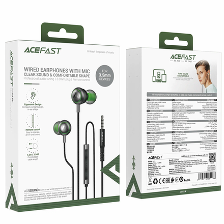 L4 3.5mm in-ear wired earphones with mic