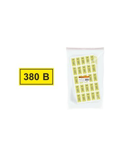 Символ "380В" 20х40мм TDM (38шт)