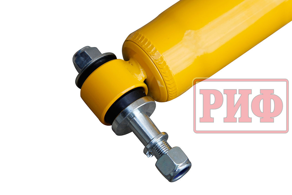 Демпфер рулевой с кронштейнами УАЗ Патриот, Профи 2019+ лифт 30-50 мм РИФ