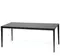 Обеденный стол Kluger 180х90 см, черная керамика, алюминий