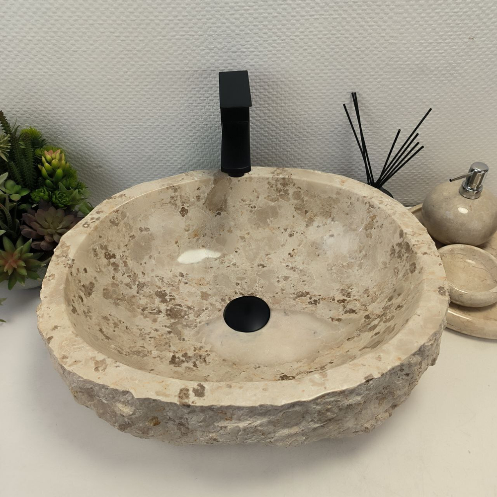 Раковина из мрамора Erozy Cream EM-62667 51*41*15 122