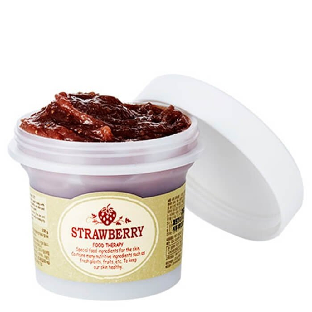 Skinfood Black Sugar Strawberry Mask Wash Off клубничная смываемая маска-эксфолиант