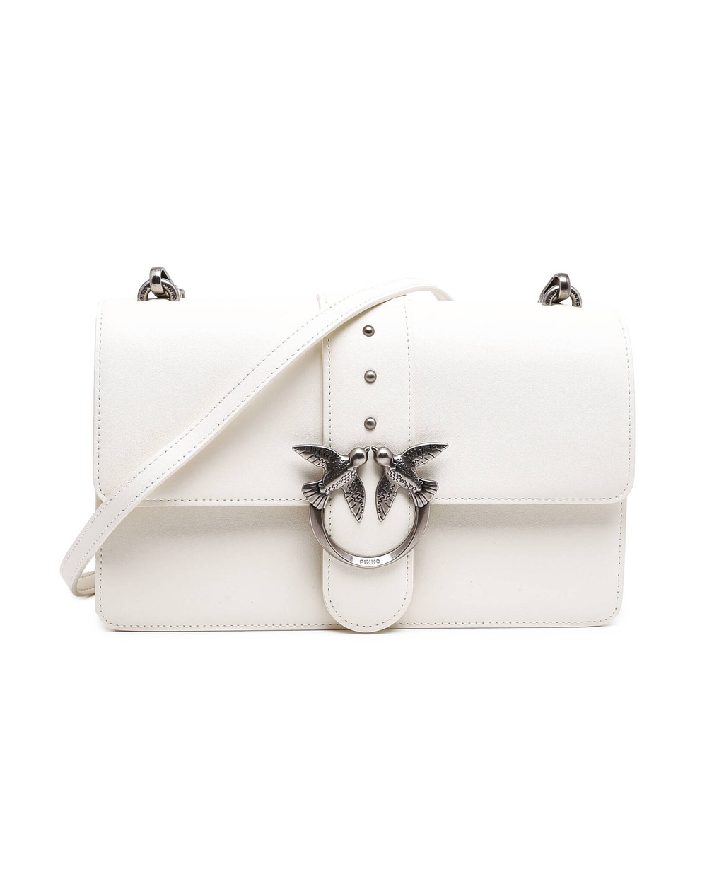 кожаная сумка через плечо love one Pinko - белый(100053 A0F1)