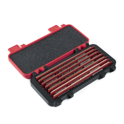 Кейс для абразивов TSPROF, пластик, 7 мест
