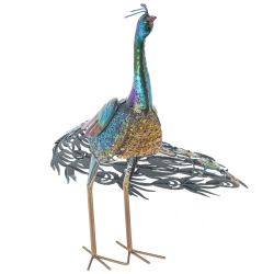 GAEM Фигура декоративная "Павлин", L46 W50 H52 см