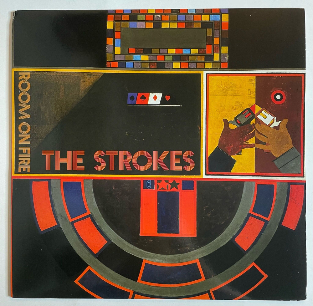 Винтажная виниловая пластинка LP The Strokes Room On Fire (USA 2003)