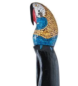 Decor and Gift 23-001-03 Статуэтка «Попугай» дерево+стекл.мозаика 100 см