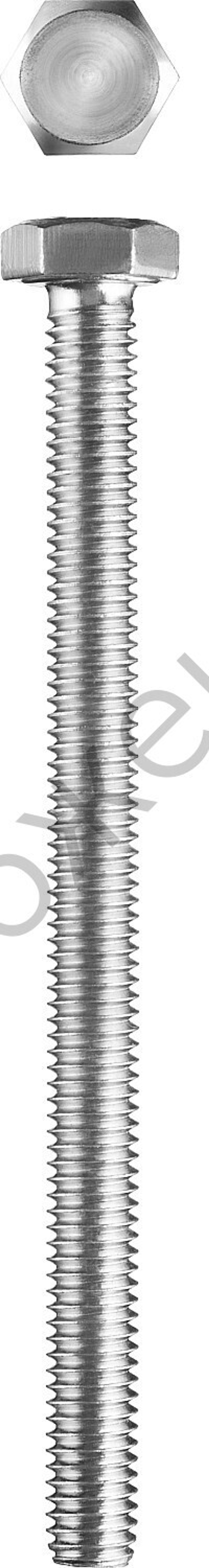 ЗУБР ГОСТ 7798-70 кл. пр. 5.8, M6 x 80 мм, болт оцинкованный, 5 кг (303080-06-080)