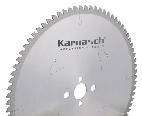 Диск пильный по алюминию, отрицательный угол, тонкий пропил Karnasch 120×2,2/1,6×20 мм, Z=36 TFND, арт. 11.1120.120.010