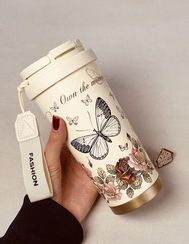 Termos \ Термос Kəpənəkli bəyaz