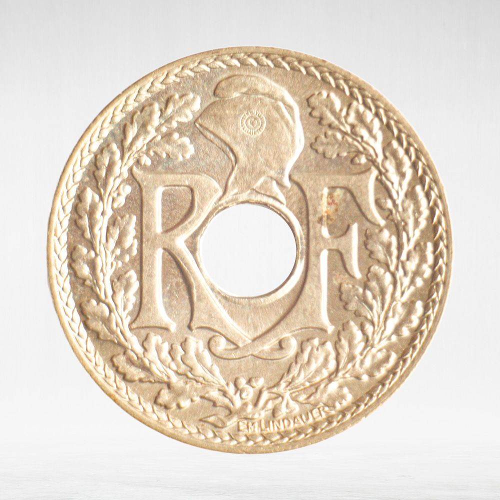 France, 10 Centimes 1938, XF