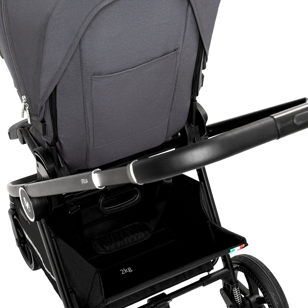 Коляска 3 в 1 Sweet Baby Stella + автокресло Premier Grey Dark Grey