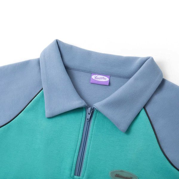 Толстовка College star пыльно-синяя / бирюзовая - фото 3