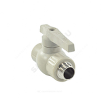 Кран шаровой PP-R серый Дн 25х3/4" НР VALFEX 10144225Г