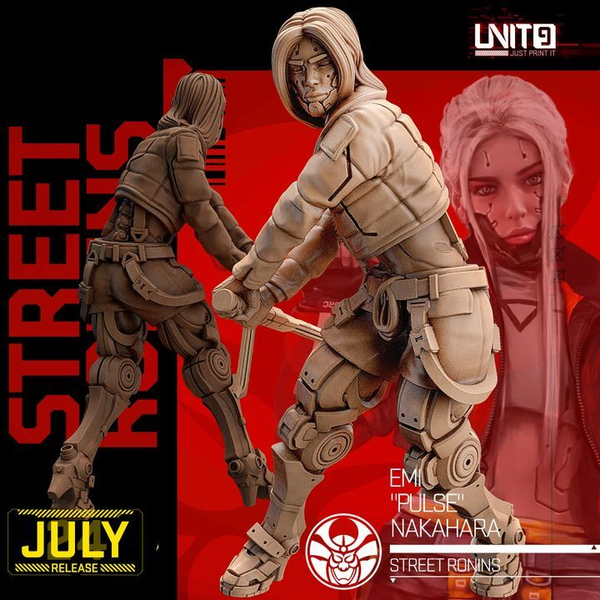 Уличные ронины Cyberpunk Street Ronins 32mm Миниатюры