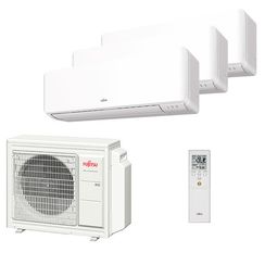 Мультисплит система на 3 комнаты Fujitsu ASYG07KMCC x 3 / AOYG18KBTA3