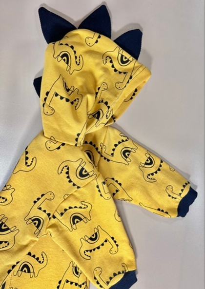 Комбез хлопковый "Дино" с микроначесом